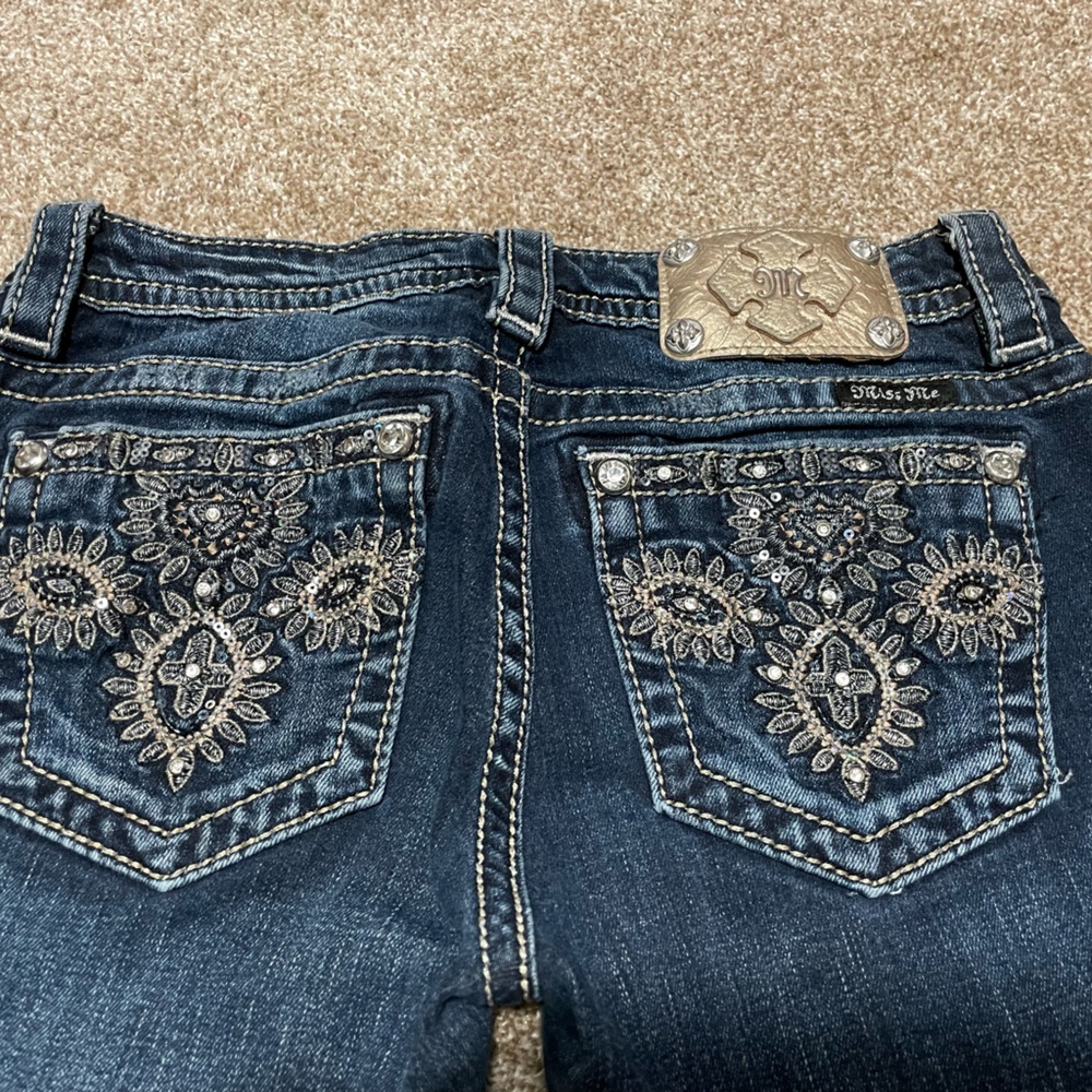 Miss me jeans slim boot dark wash